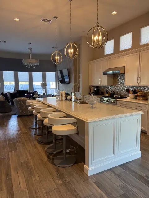Deep cleaned kitchen in a Metro Atlanta home